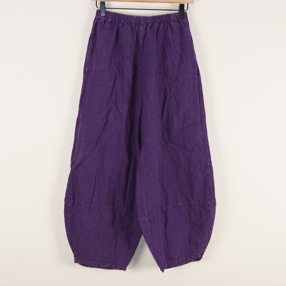Bryn Walker Purple Oliver Balloon Lantern Leg Lagenlook Pants Womens Sz XS - Picture 1 of 11